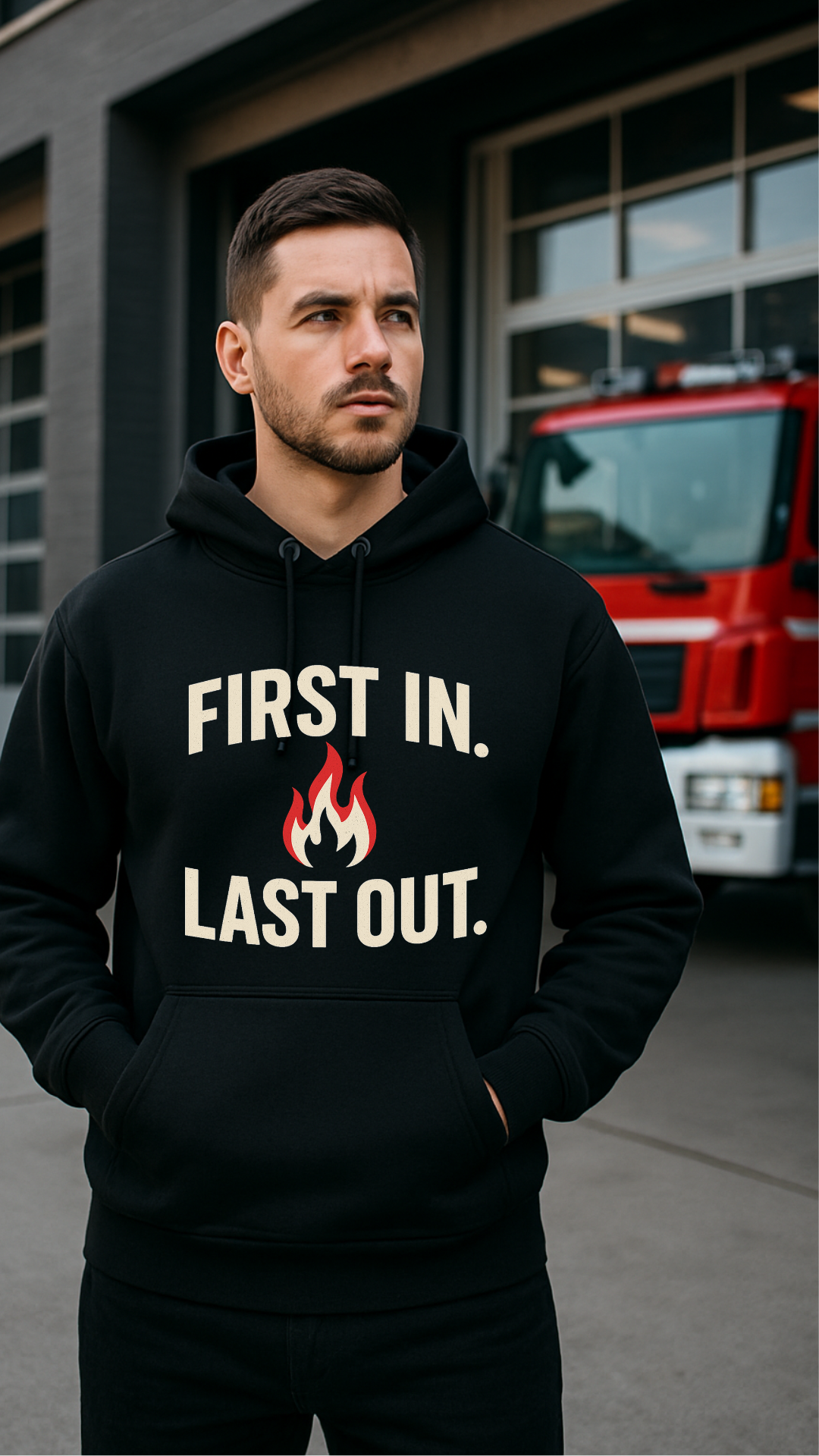 First In   - Unisex Kapuzenpullover Hoodie