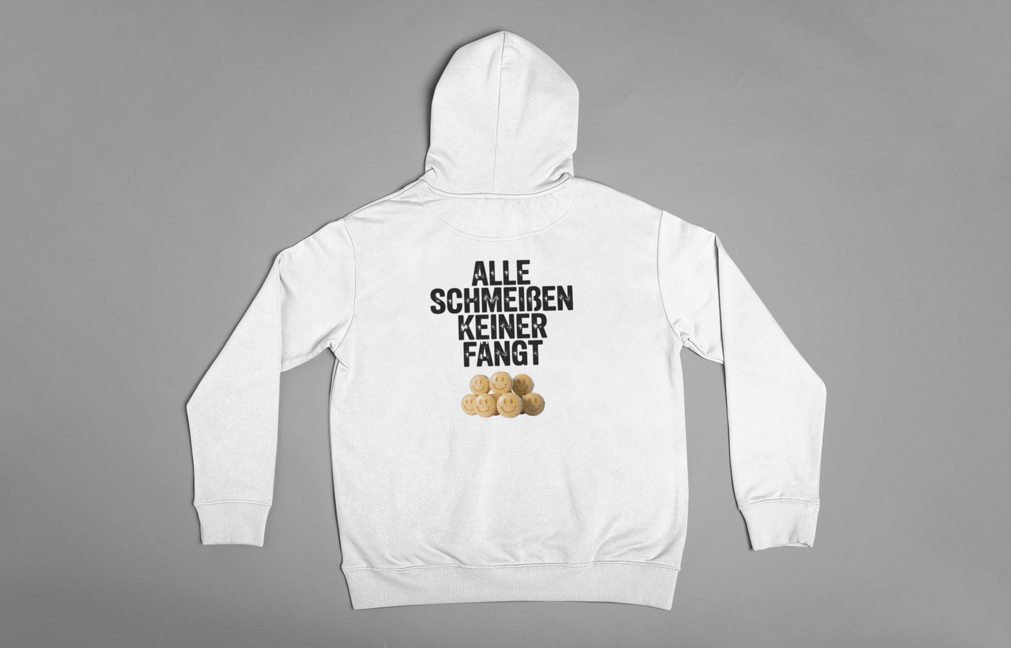 Alle schmeißen keiner fängt  - Unisex Kapuzenpullover Hoodie