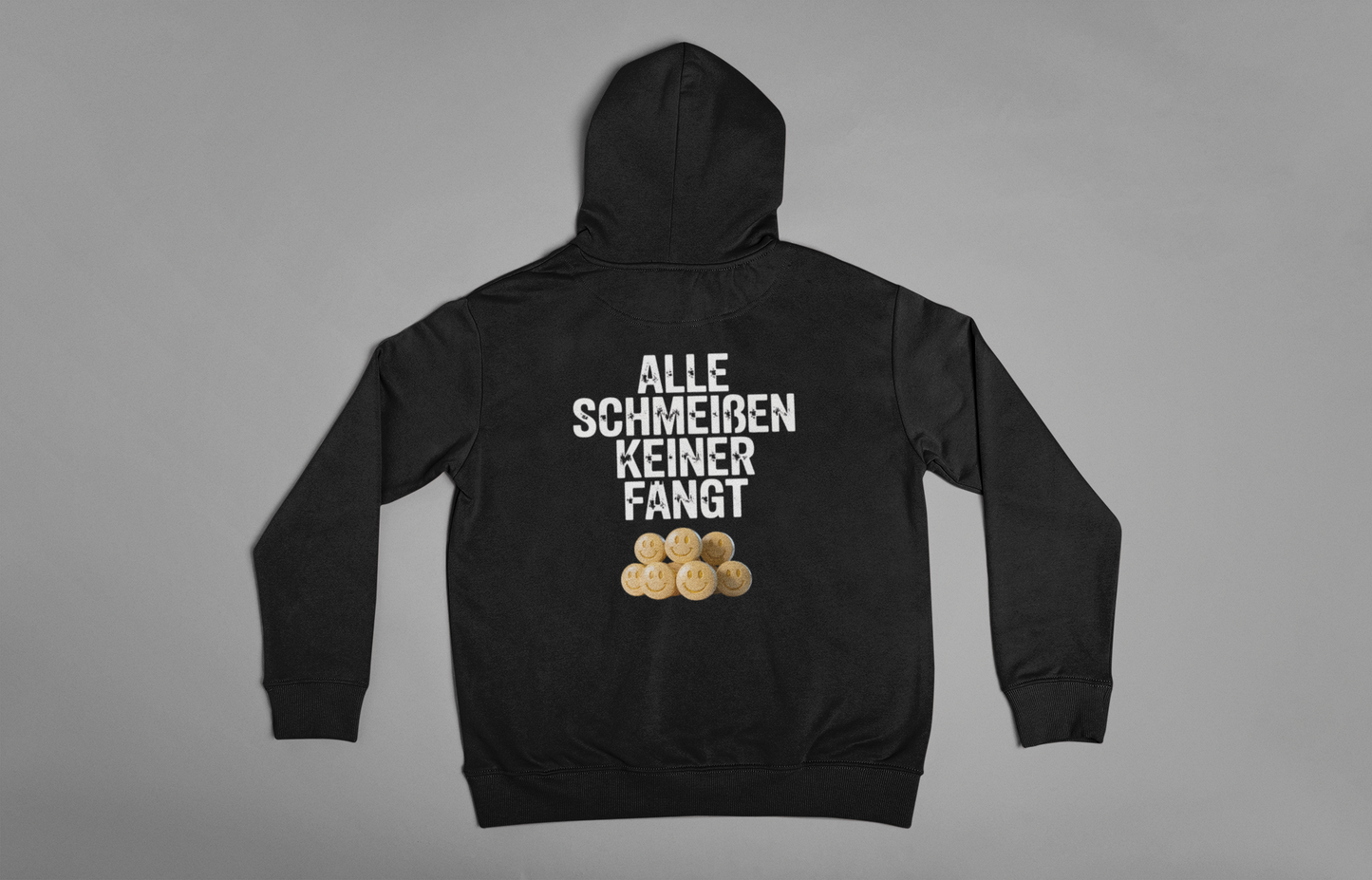 Alle schmeißen keiner fängt  - Unisex Kapuzenpullover Hoodie