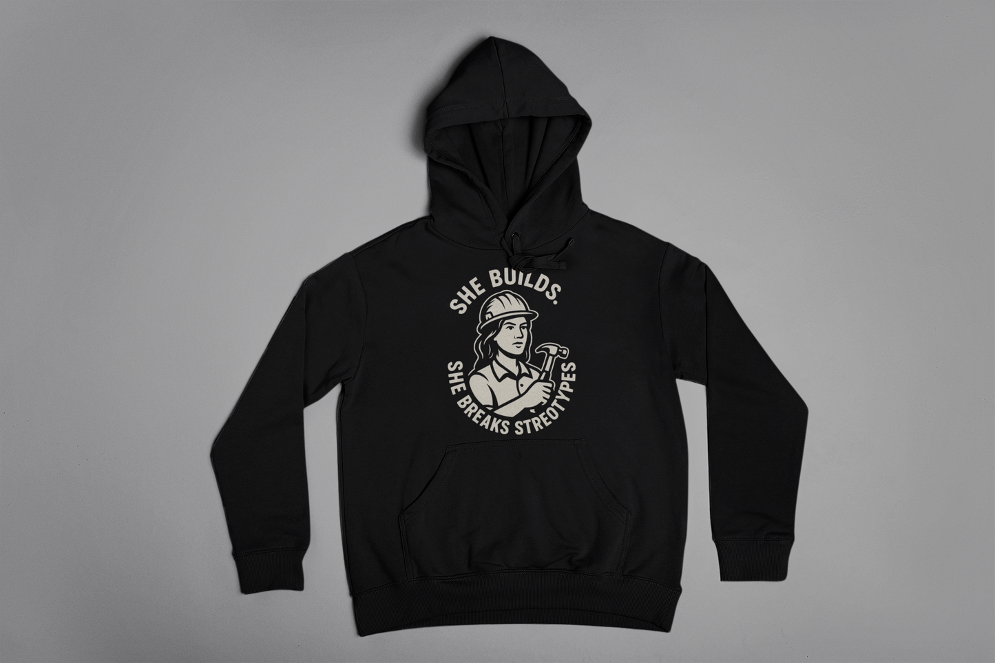 She Builds - Unisex Kapuzenpullover Hoodie