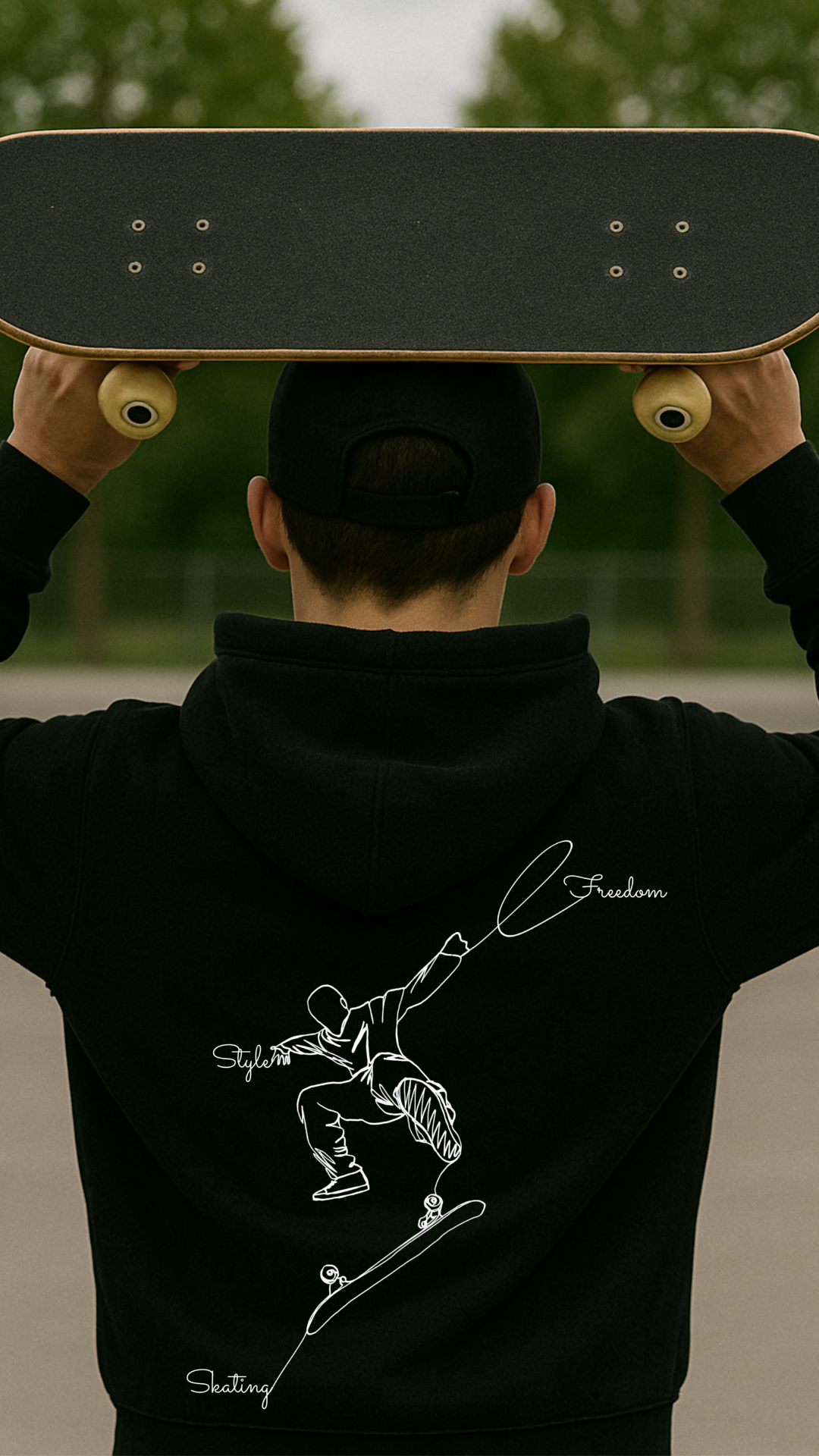 Skate  - Unisex Kapuzenpullover Hoodie